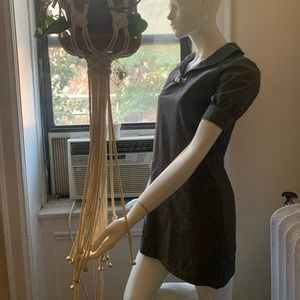 Dear Creatures Grey Nautical Dress